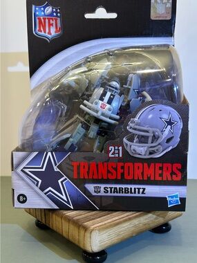 Hasbro Transformers Starblitz Action Figure - White, Silver, Blue